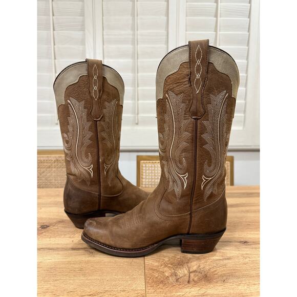 Idyllwind Lawless Western Performance Boots Brown Leather Size 6.5 Lightly Worn - Picture 8 of 16